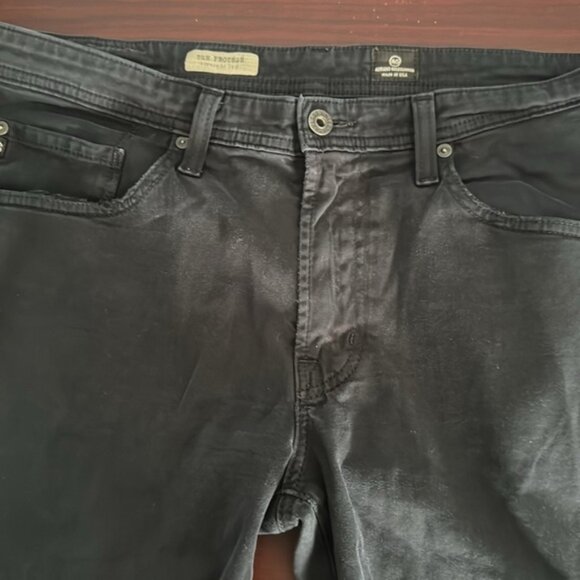 Adriano Goldschmied 34 x 30 Black The Protege Straight Leg Jeans - Picture 2 of 9